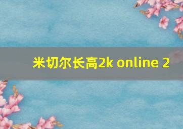 米切尔长高2k online 2